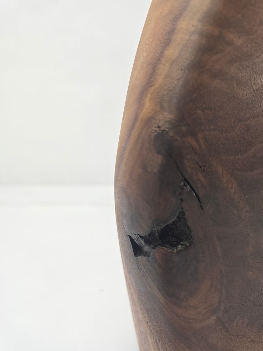 Walnut Vase