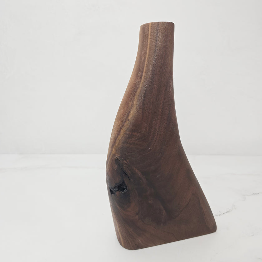 Walnut Vase