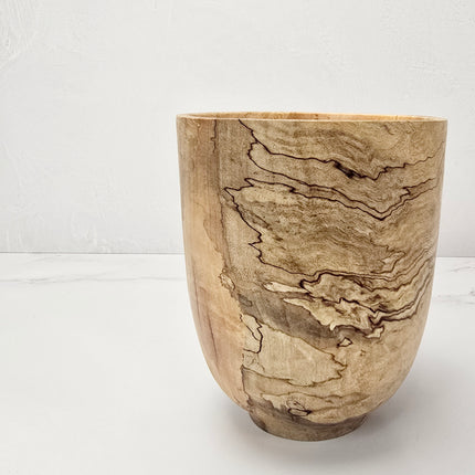 Spalted Maple Candle