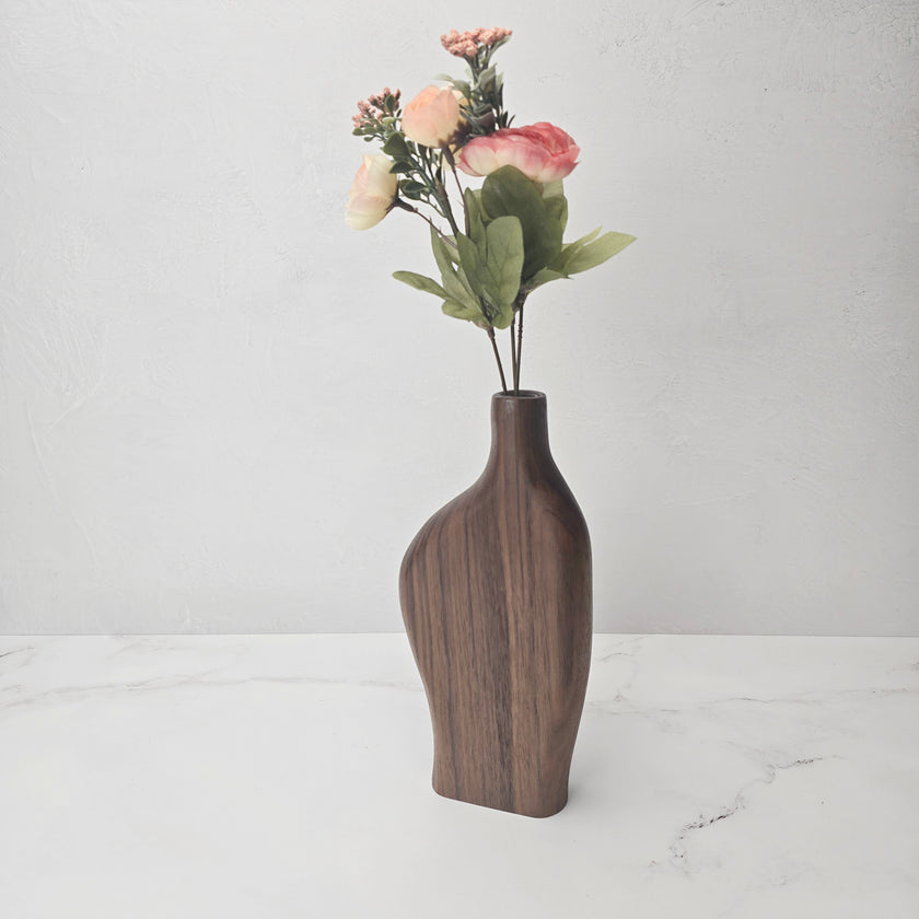 Walnut Vase