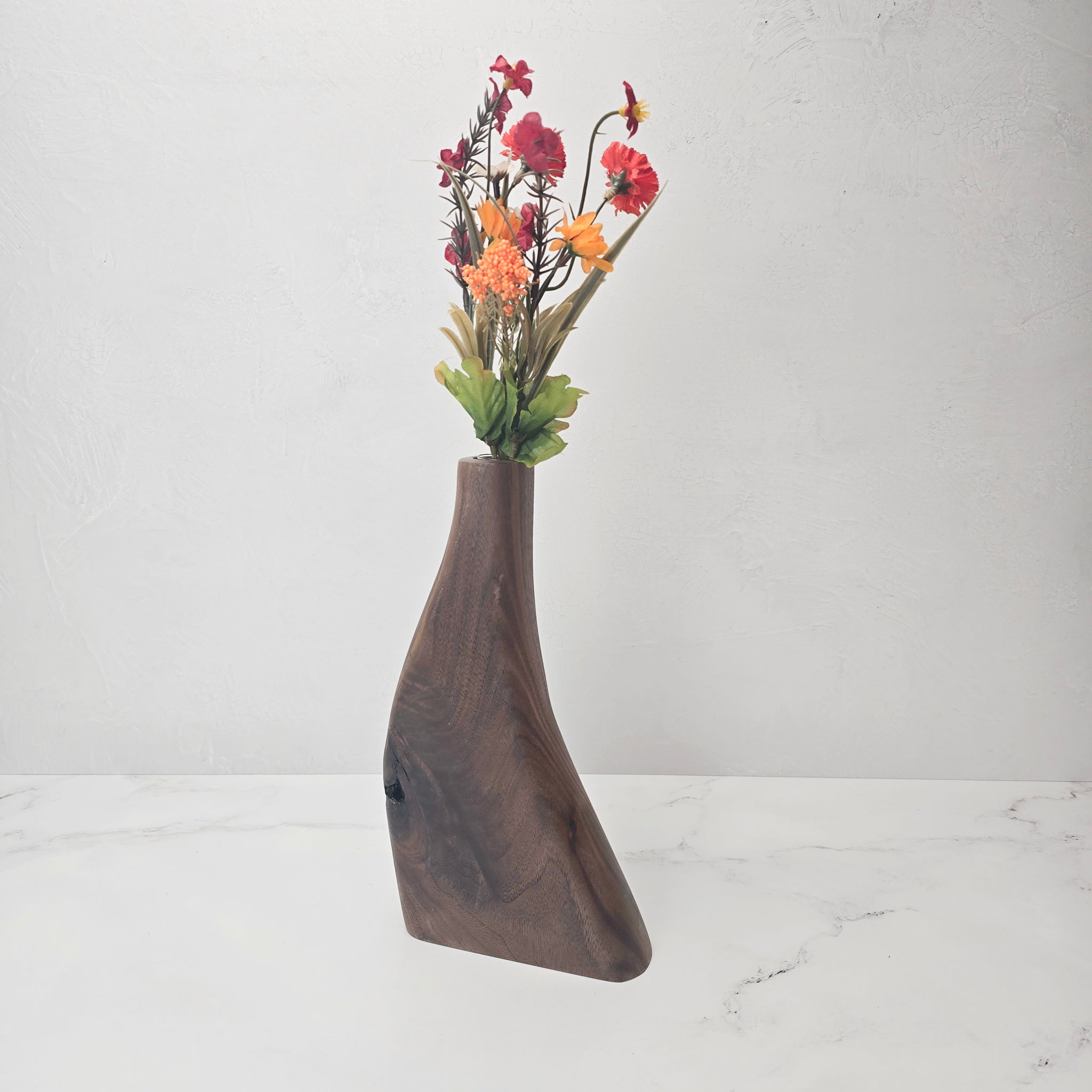 Walnut Vase